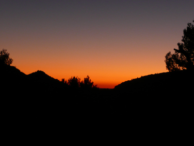 Abendstimmung im Januar