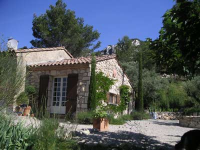 Ferienhaus Mas de Suspiron - Studio von aussen gesehen