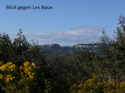 In den Alpillen, mit Blick auf Les Baux