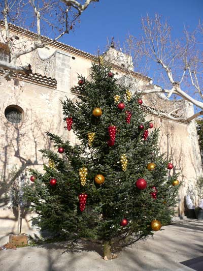 Weihnachtsbaum in Maussane